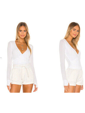 Michael Lauren Fairbanks Top white  XS NWT $75 msrp